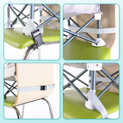 Chaise Haute Bébé Portable et Pliable Tesly – Siège de Repas Sécurisé avec Plateau Amovible