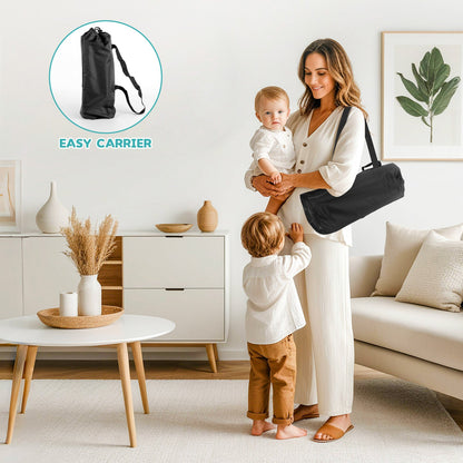 Chaise Haute Bébé Portable et Pliable Tesly – Siège de Repas Sécurisé avec Plateau Amovible