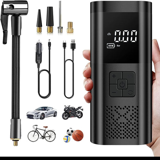 Pompe à air portable tesly  avec écran LCD numérique
