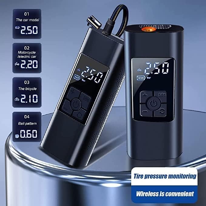 Pompe à air portable tesly  avec écran LCD numérique