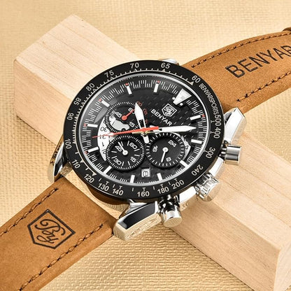 Montre Benyar Tesly Pour Homme Etanche Chronographe
