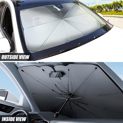 Pare-soleil pliable Tesly pour pare-brise de voiture