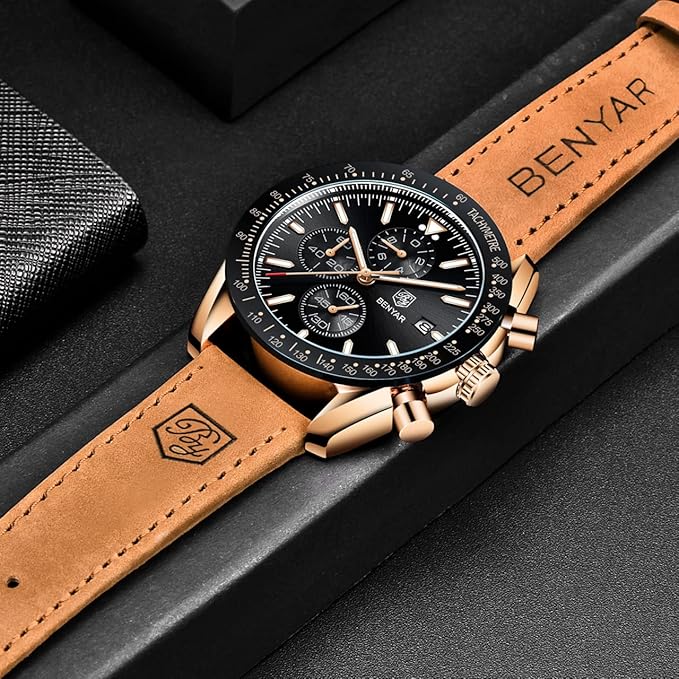 Tesly Montre de luxe élégante BENYAR