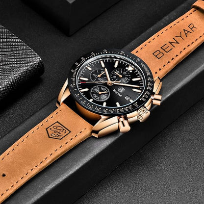 Tesly Montre de luxe élégante BENYAR