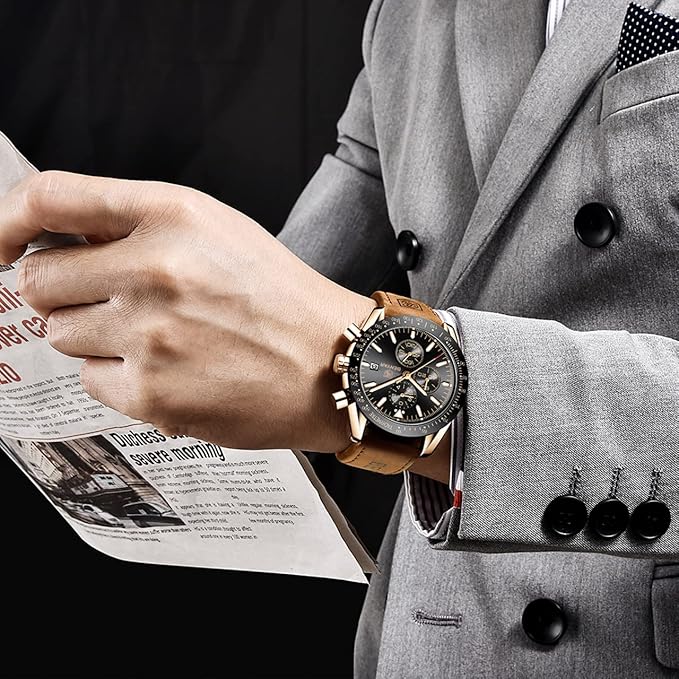 Tesly Montre de luxe élégante BENYAR