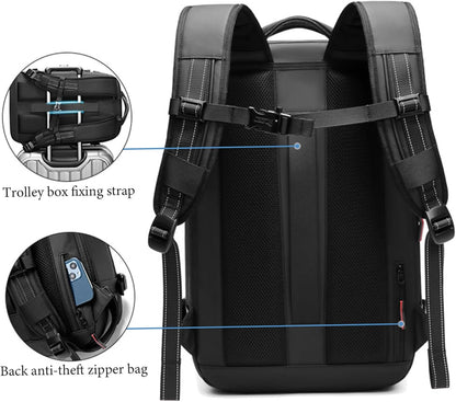 Sac à dos de voyage Tesly avec airbag à compression sous vide