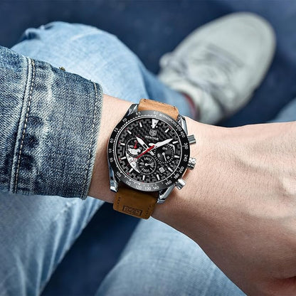 Montre Benyar Tesly Pour Homme Etanche Chronographe