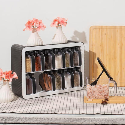Étagère à épices Tesly pour 12 pots