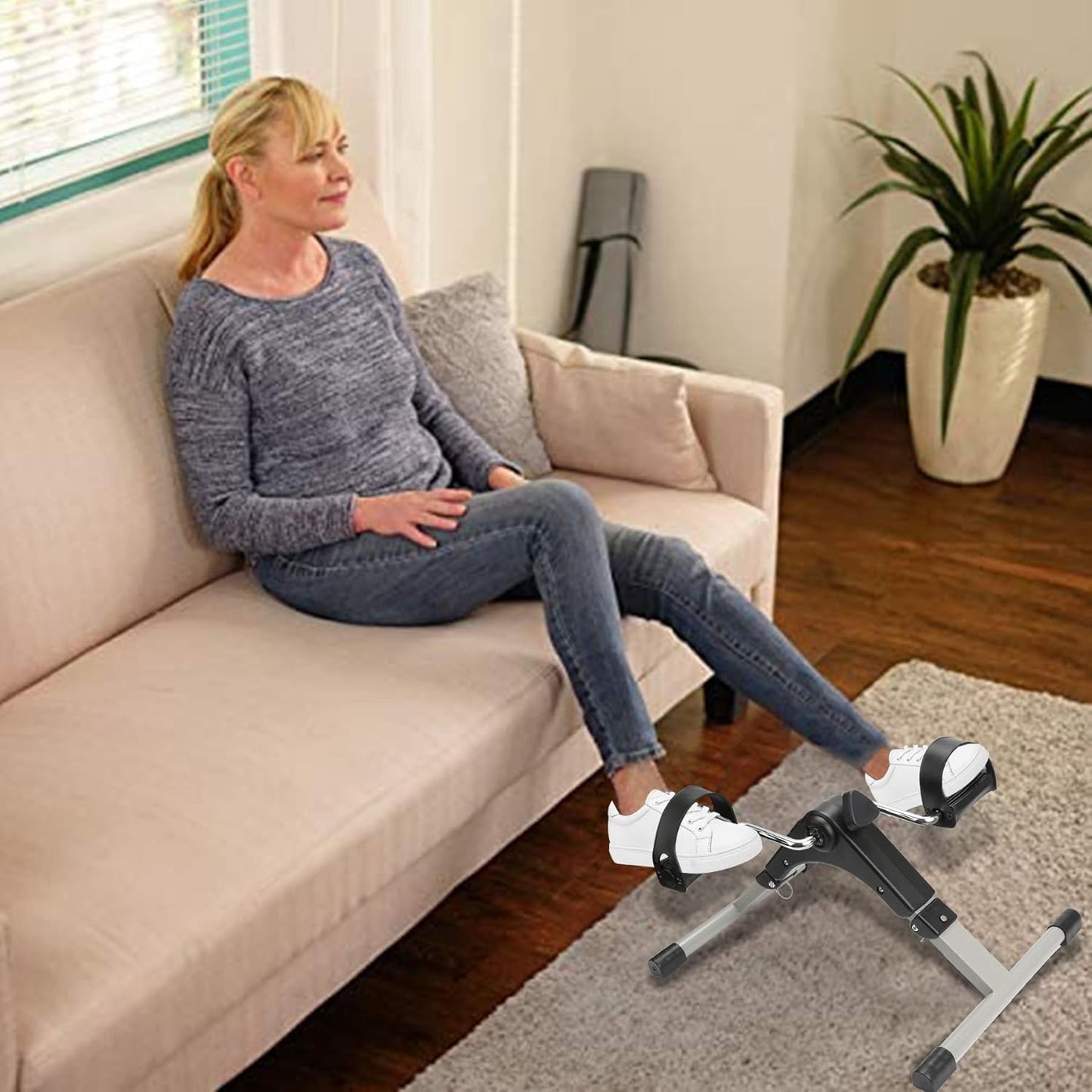 Tesly Vélo Pédalier Pliable et Portable