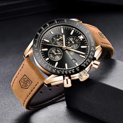 Tesly Montre de luxe élégante BENYAR