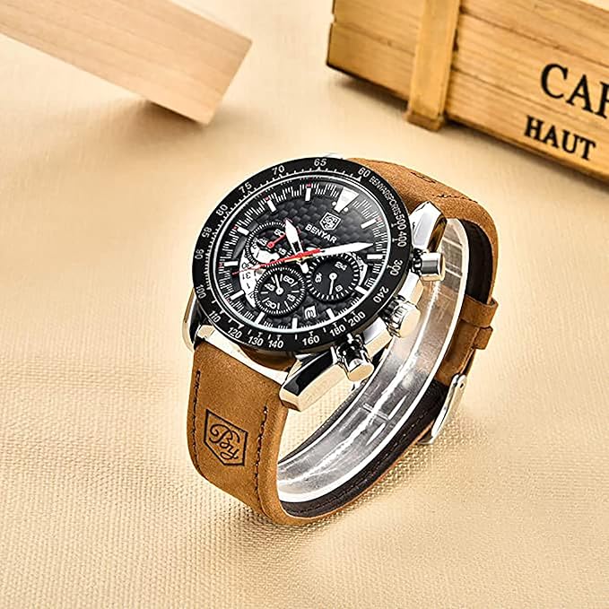 Montre Benyar Tesly Pour Homme Etanche Chronographe