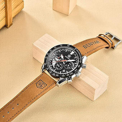 Montre Benyar Tesly Pour Homme Etanche Chronographe