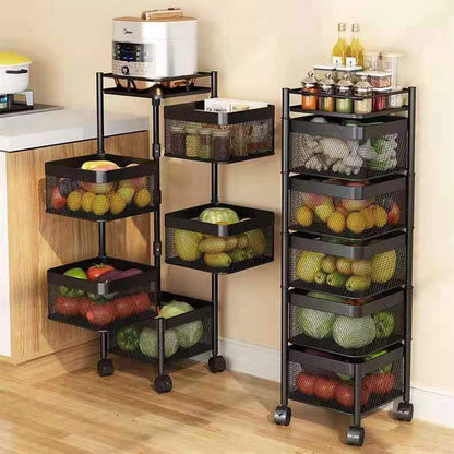 Étagère à légumes tesly rotative pour fruits et légumes