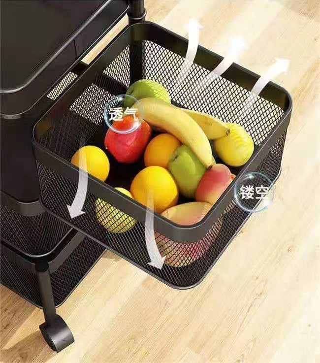 Étagère à légumes tesly rotative pour fruits et légumes