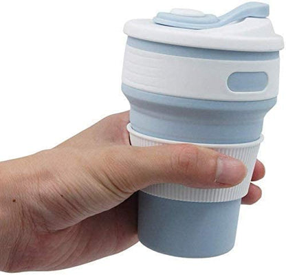 Gobelet de voyage Tesly pliable en silicone