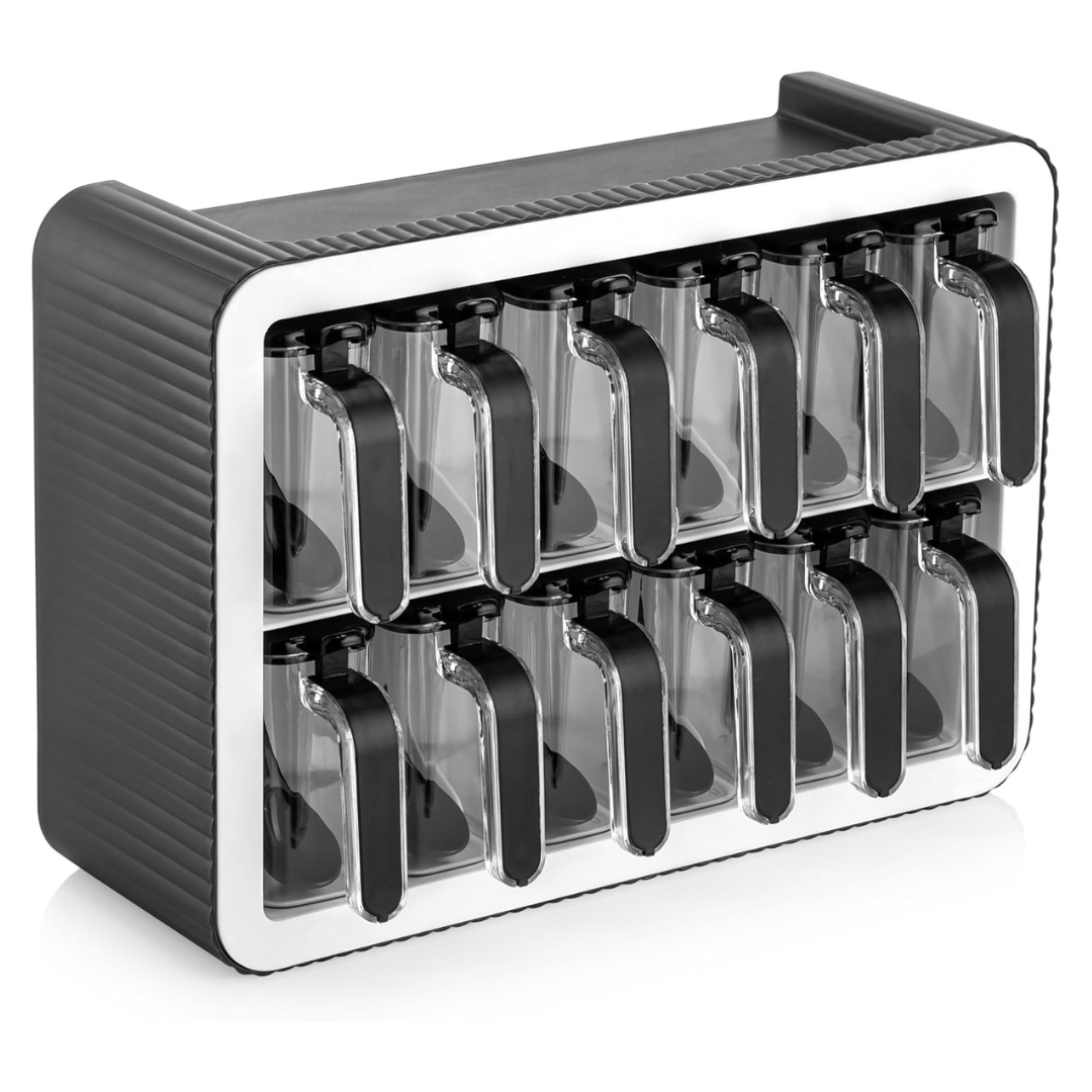 Étagère à épices Tesly pour 12 pots