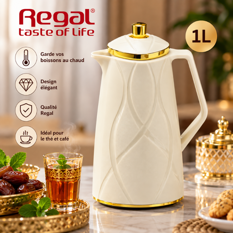 Ensemble de Thermos Regal – 0,5 L + 1 L – Blanc