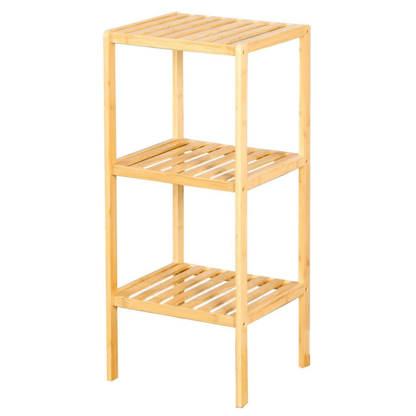Étagère de Rangement en Bambou  – Design Naturel et Élégant pour Cuisine & Salle de Bain