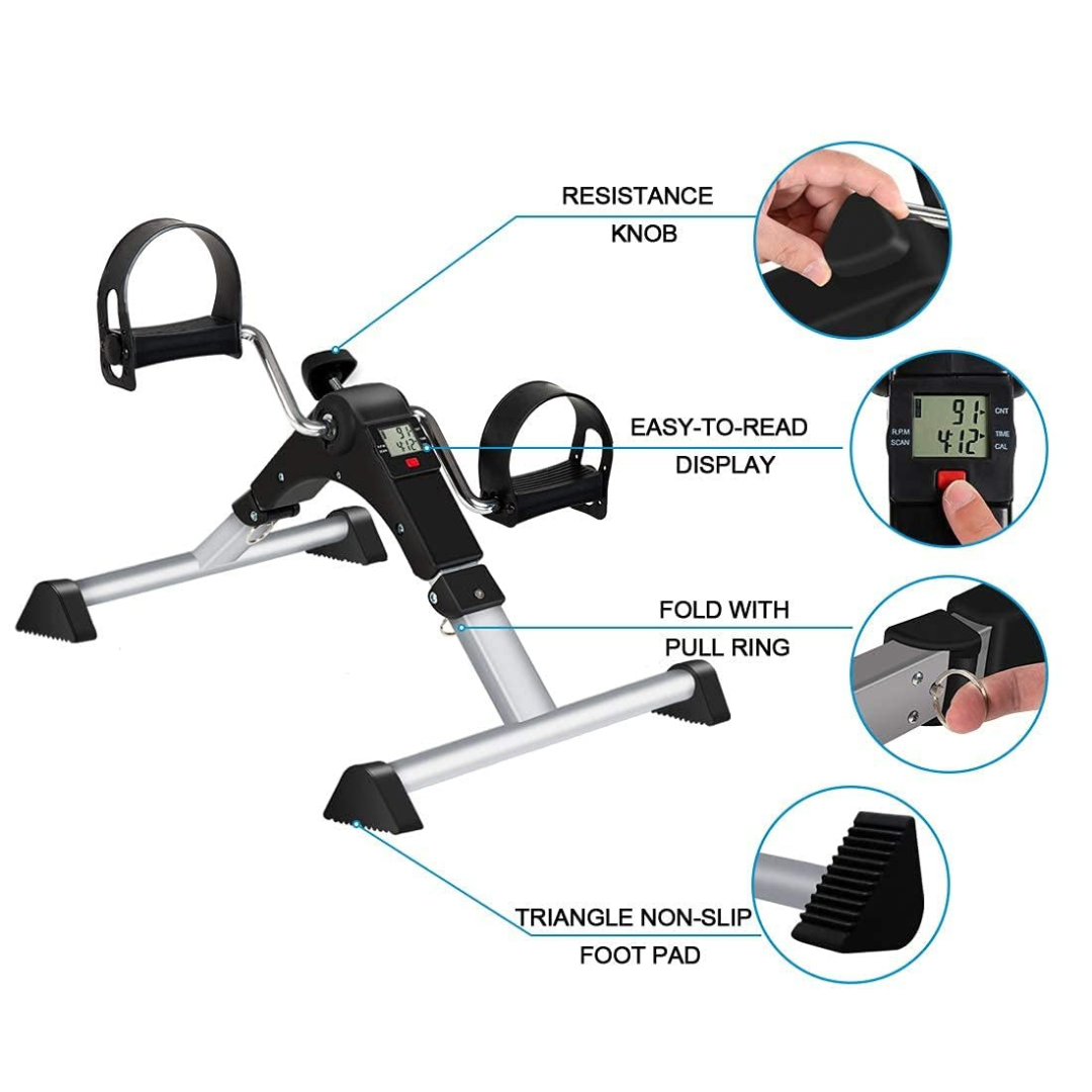 Tesly Vélo Pédalier Pliable et Portable