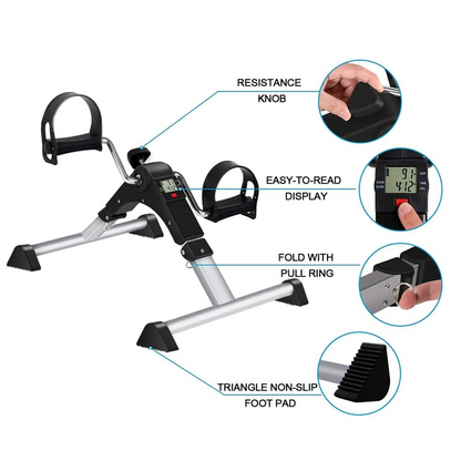Tesly Vélo Pédalier Pliable et Portable