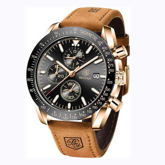 Tesly Montre de luxe élégante BENYAR