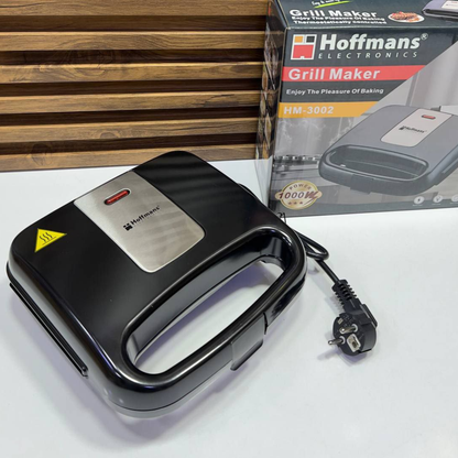 Tesly Machine à Sandwich 1000W – Grille-Pain Électrique