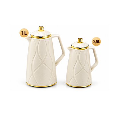 Ensemble de Thermos Regal – 0,5 L + 1 L – Blanc