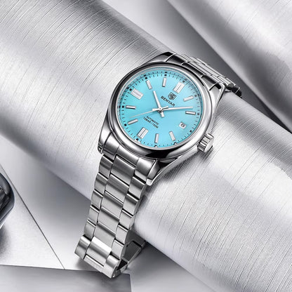 Montre de luxe Benyar Tesly  étanche en acier inoxydable