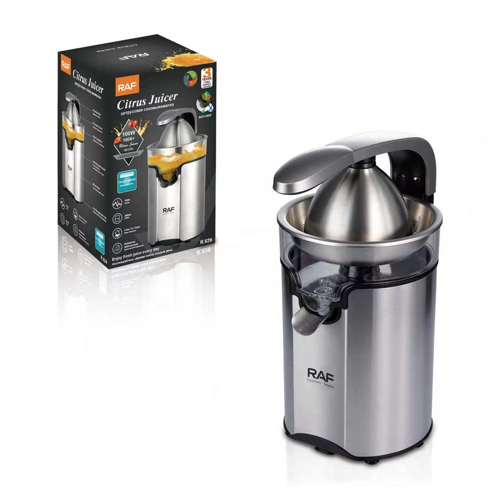 Presse-Agrumes Électrique RAF Inox – Orange & Citron